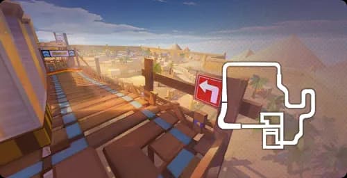 사막 빙글빙글 공사장