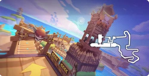 해적 가파른 감시탑